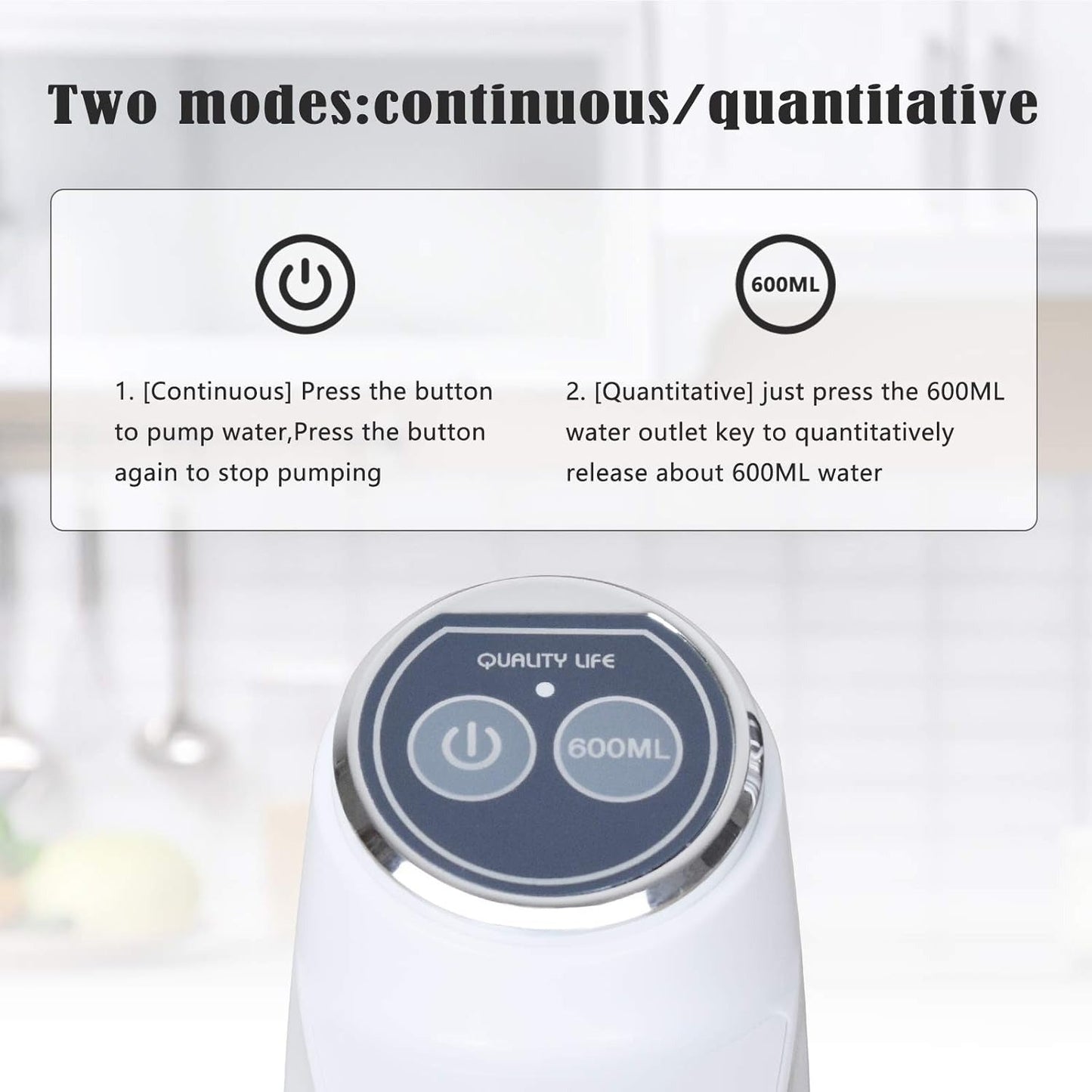 Electric Water Pump – Rechargeable Automatic