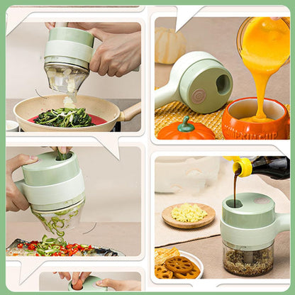 Electric Handheld Vegetable Cutter Slicer Multifunctional Food