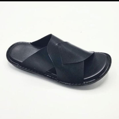 Handmade Double Shade Brown Slippers | Lightweight & Soft Comfortable Indoor House Slippers l Size 10