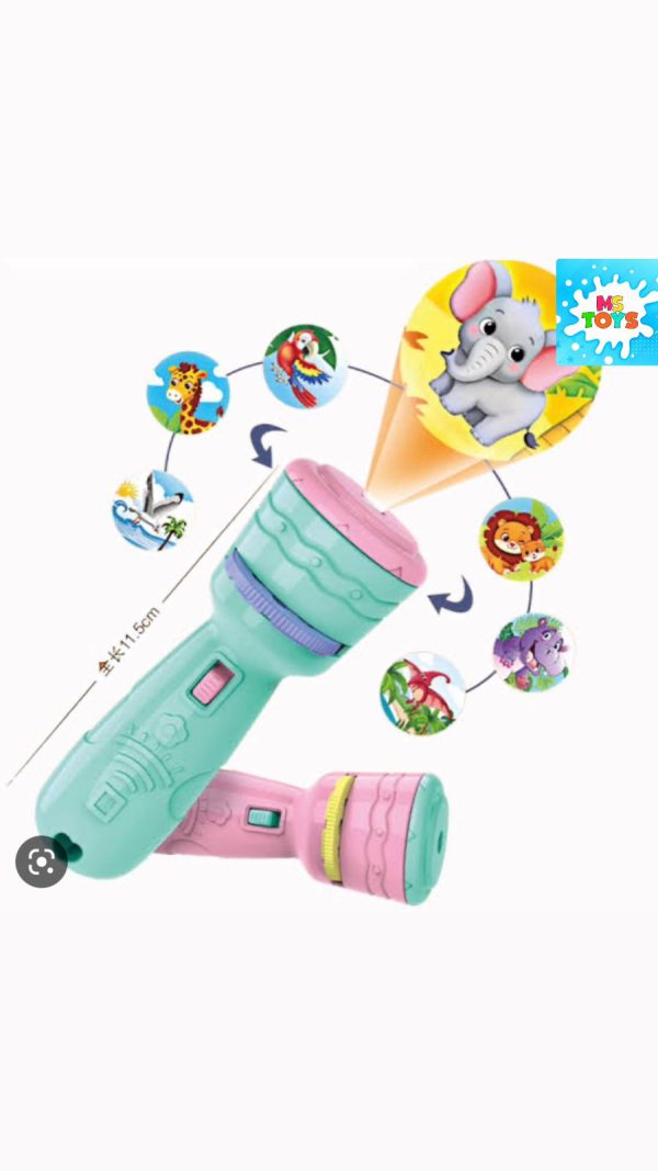 Baby Projector Torch 3 cards Cartoon