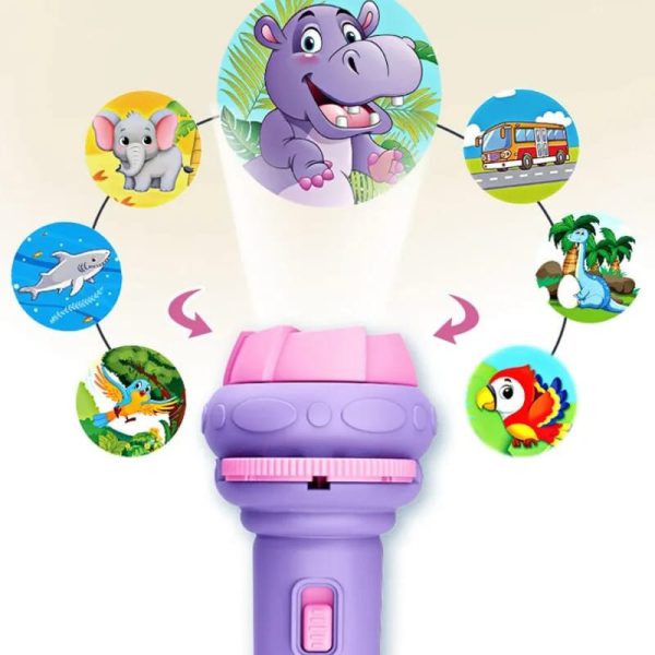 Baby Projector Torch 3 cards Cartoon