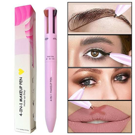 Eye Shadowliner Combination 4 In 1 Makeup Pen  Waterproof Eyeliner Eyebrow Pencil Longlasting Highlighter Stick