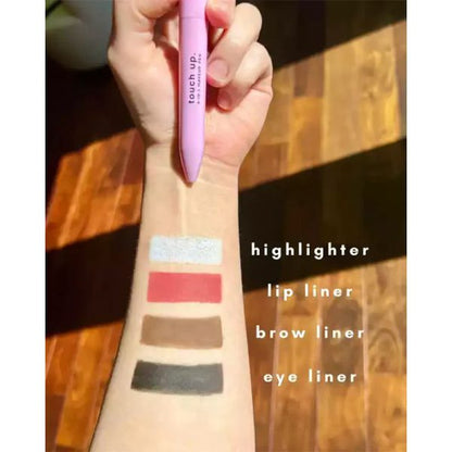 Eye Shadowliner Combination 4 In 1 Makeup Pen  Waterproof Eyeliner Eyebrow Pencil Longlasting Highlighter Stick