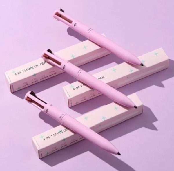Eye Shadowliner Combination 4 In 1 Makeup Pen  Waterproof Eyeliner Eyebrow Pencil Longlasting Highlighter Stick